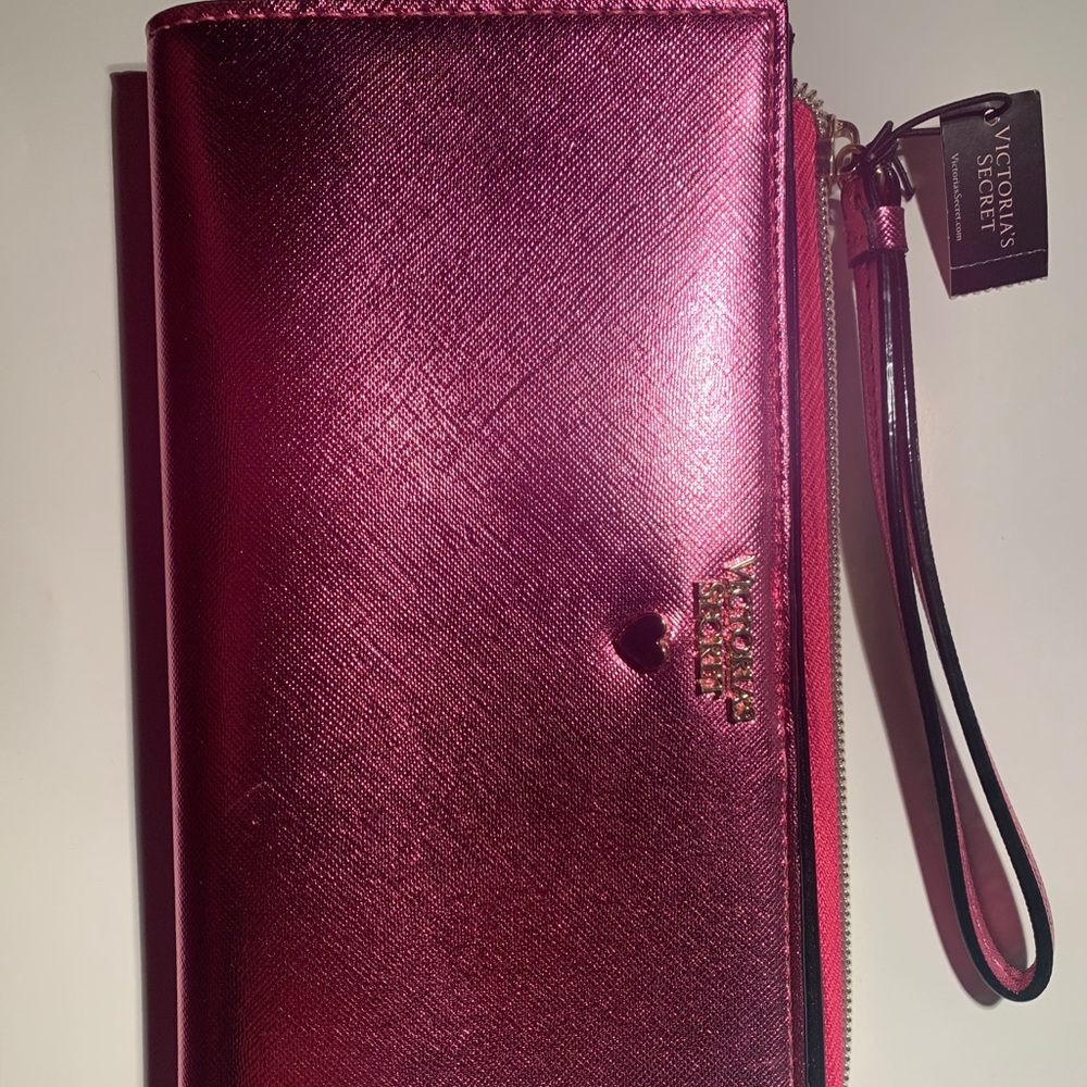 Victoria’s secret metallic pink wallet